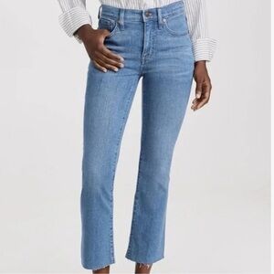 Madewell Women's Mid Rise Kick Out Jeans Size 27 Tall
